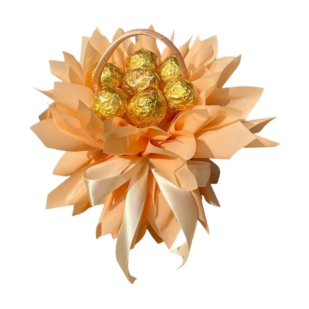 Chocolate Ball 7PCS Basket (Orange)