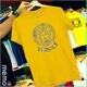 memo ygn Versace unisex Printing T-shirt DTF Quality sticker Printing-Yellow (XL)