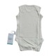 Tiny Cozy Airy Cotton Body Suite (Sleeveless) TC2013M White