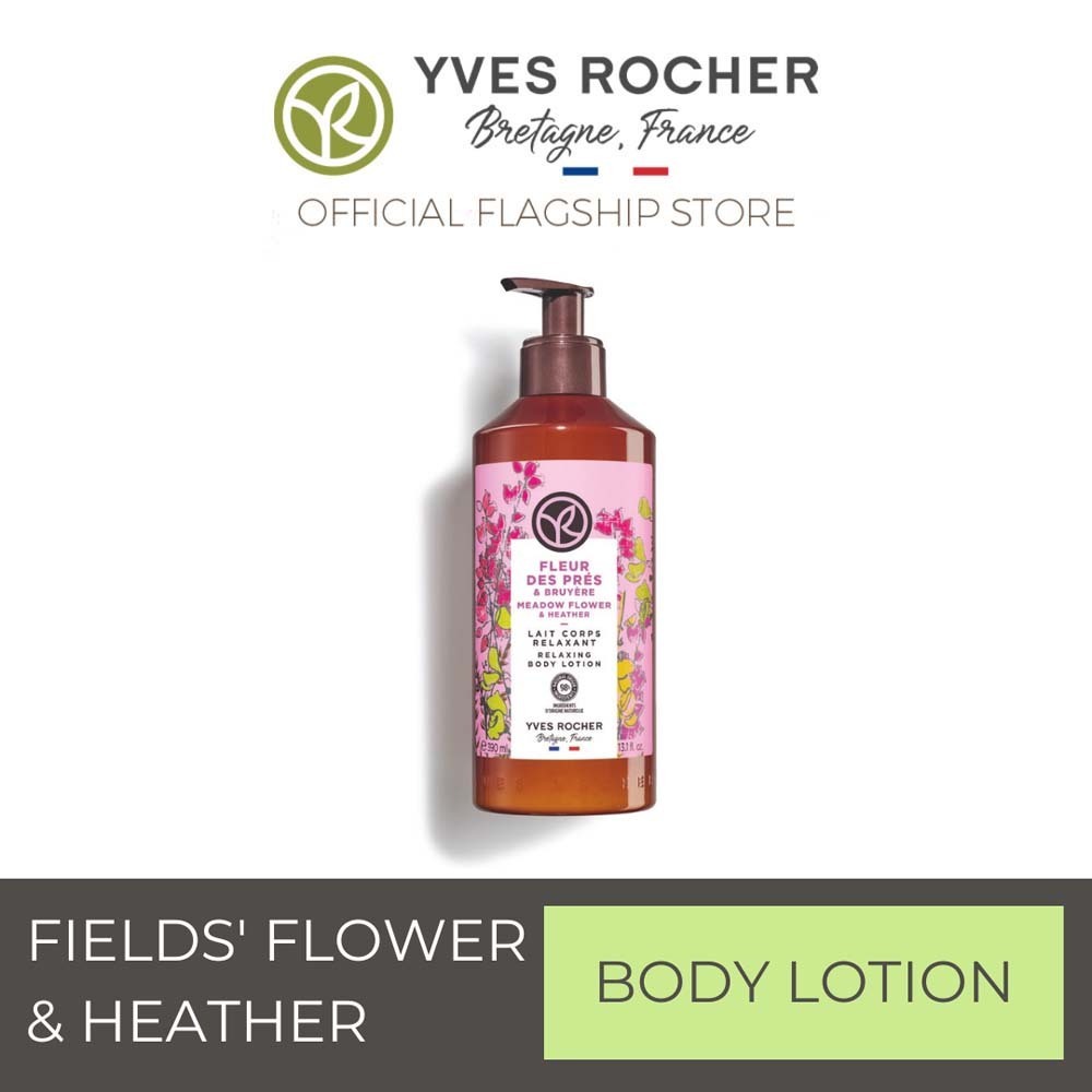 Yves Rocher Body Lotion Fields' Flower & Heather 390ML 67060