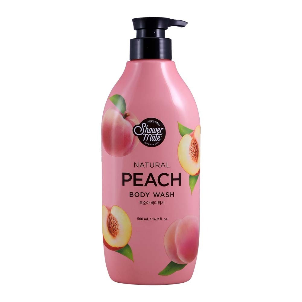 Shower Mate Natural Body Wash Peach 500ML