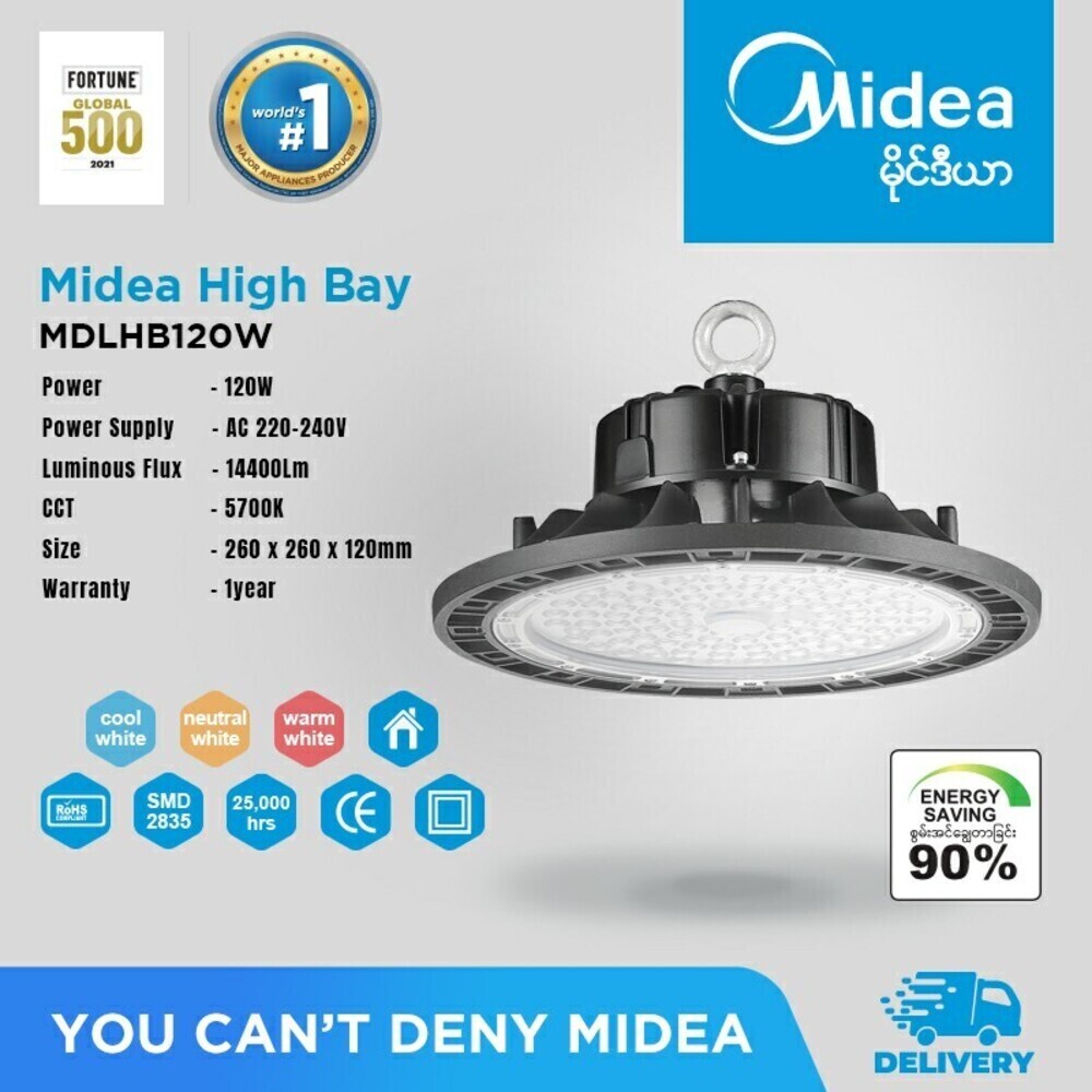 Midea LED Lighting (Highbay) MDLHB120W