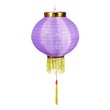 Uncle Gyi Round Paper Lantern with Tassel 10in