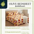 Olive Bedsheet Set Single (3PCS) 3264Y