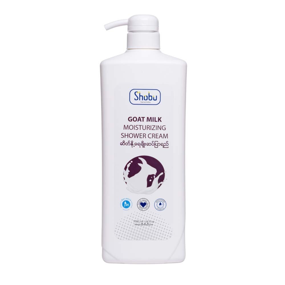 Shobu Moisturizing Shower Cream (Goat Milk) 1000ML