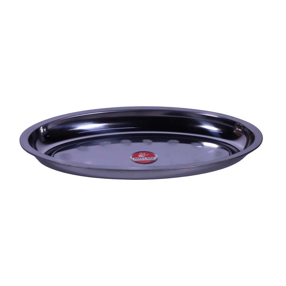 Happy Bird Steel Oval Deep Tray D30