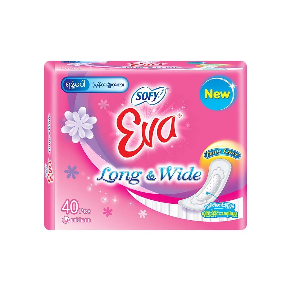 Sofy Eva Panty Liner Regular Unscented 40PCS 155mm