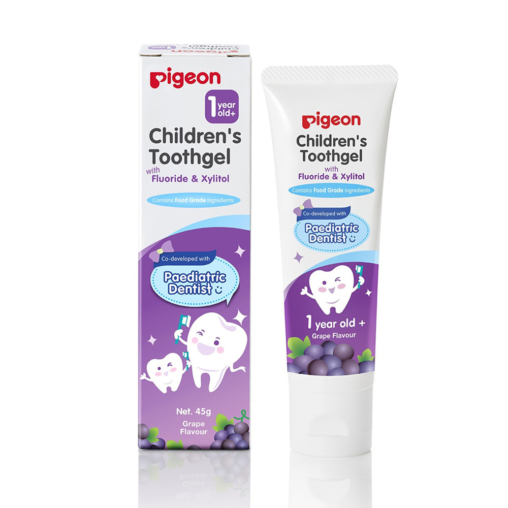 Pigeon Children Tooth Gel Grape 45G No.2074