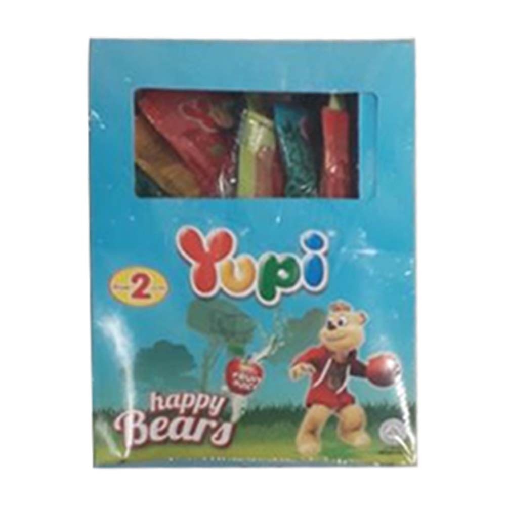 Yupi Gummy Jelly Happy Bear With Fruit Juice 8Gx24