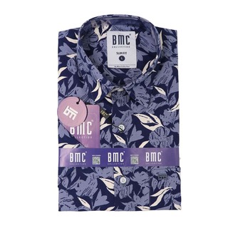 BMC Men Slimfit Shirt Short Sleeve 2330067 Lemon Large