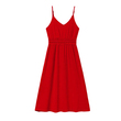 Valentine'S Day Family Matching Colorblock T-Shirt And Red Cotton Lace Trim Strap Dress Sets 20772597