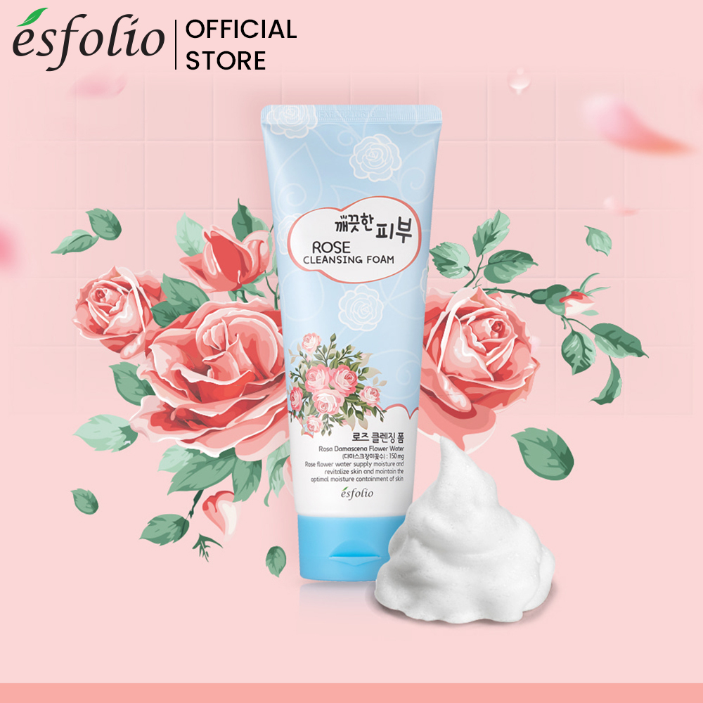 Esfolio Rose Cleansing Foam 150G