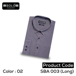 Solo Collection SBA 003 (Long) Slim Fit Shirt Medium 06