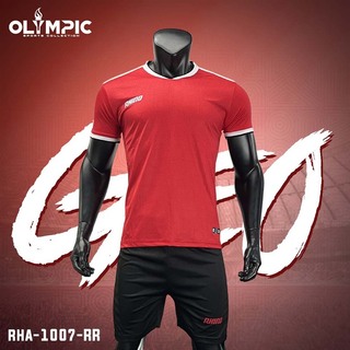 Olympic Geo Jersey RHA-1007 Red Large
