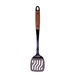 FF Steel Slotted Turner With Wooden Handle