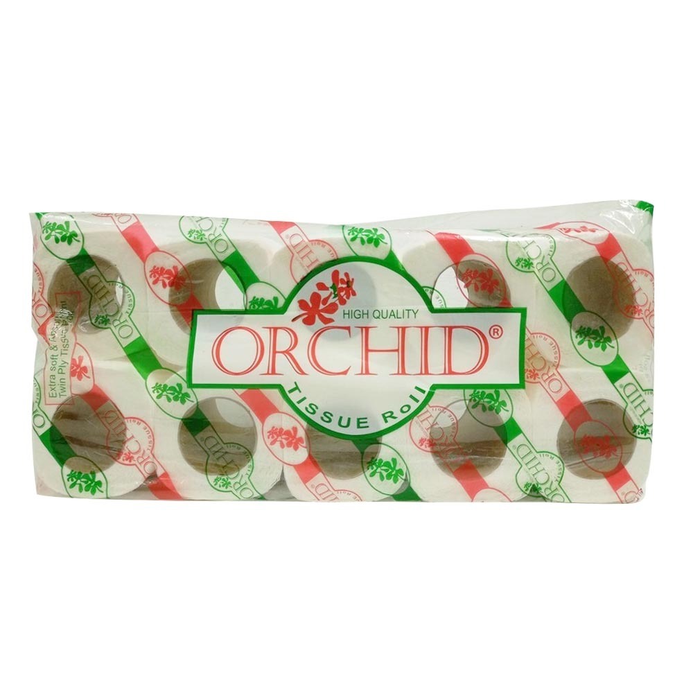 Orchid Bathroom Tissue 2PLY 10 Rolls Green