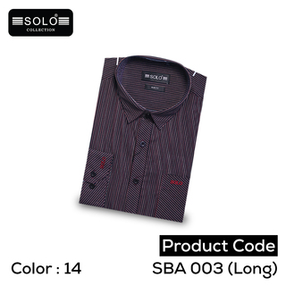 Solo Collection SBA 003 (Long) Slim Fit Shirt Medium 06