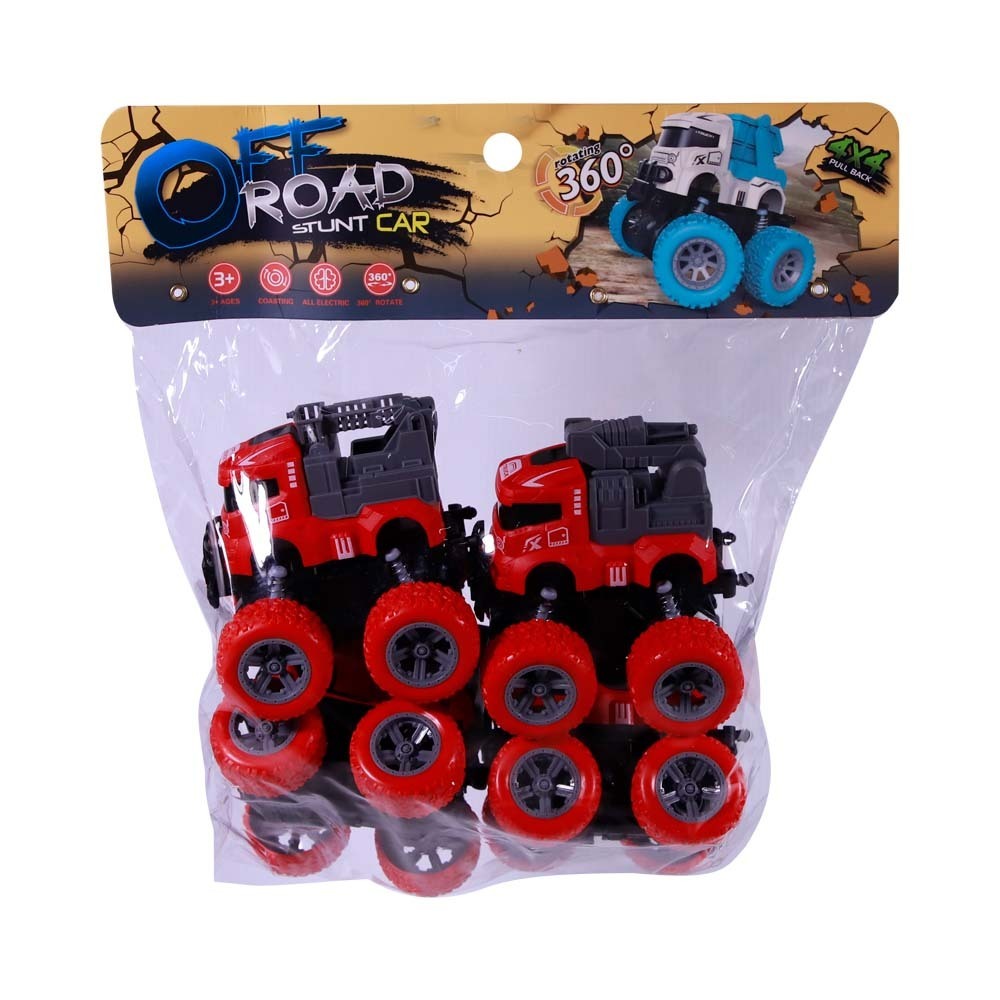 SF Off Road Fire Truck Stunt Car 4PCS YM-3303