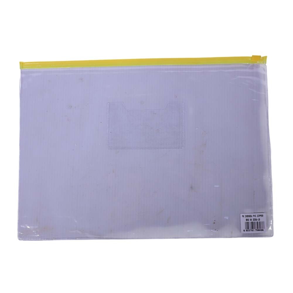 Zhengdu Pvc Zipper Bag A4 ZD56-10