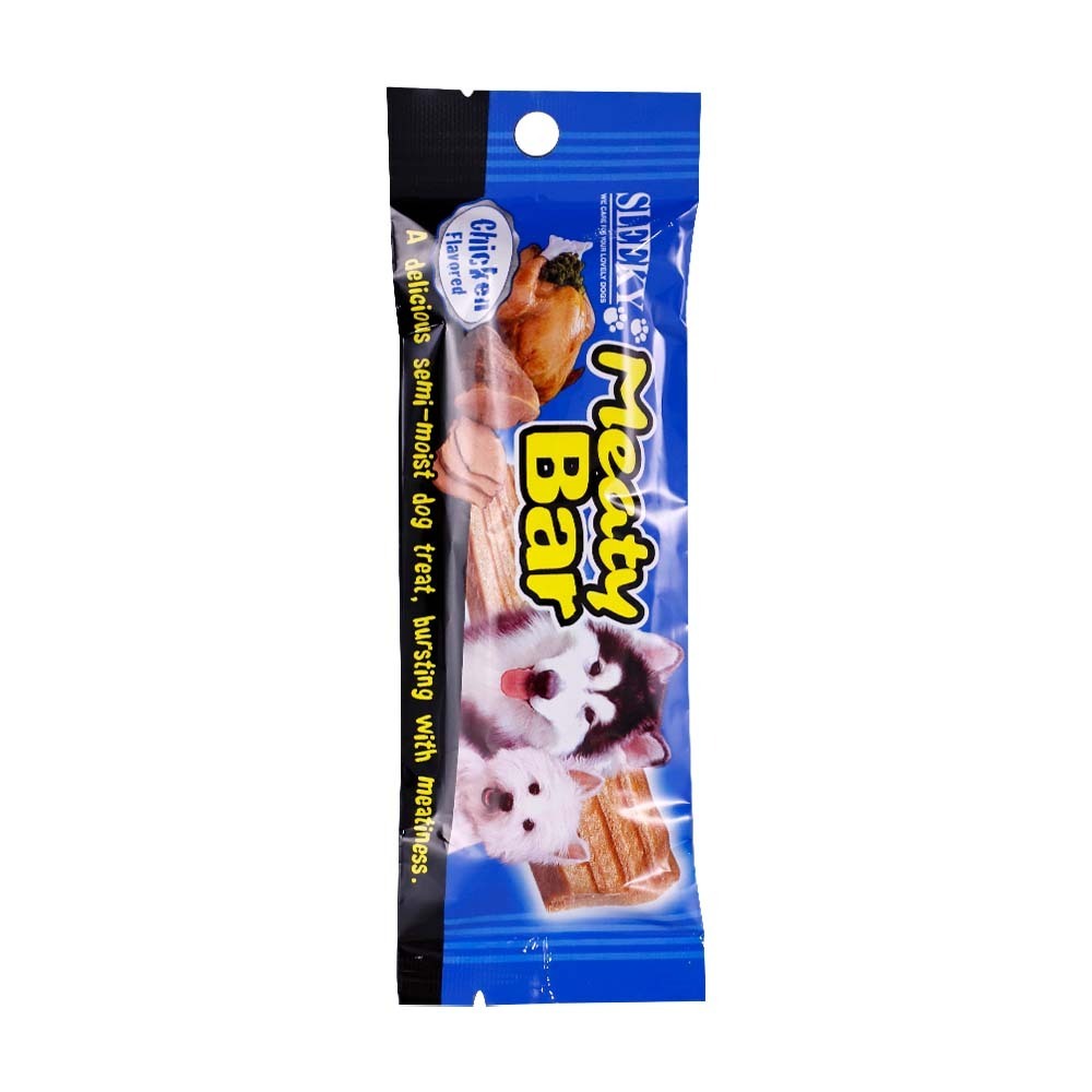 Sleeky Dog Food Meaty Bar Chicken 30G