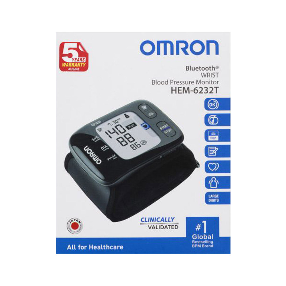 Omron Blood Pressure Monitor HEM-6232T (Wrist)