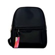 Konoko Leather Backpack Large (Black Plain)