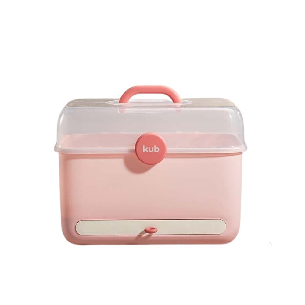 Milk Bottle Storage Box  Pink