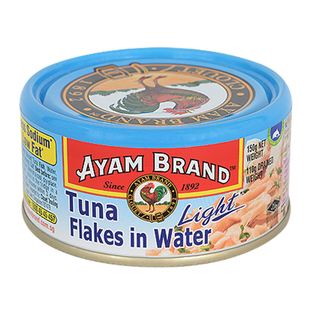 Ayam Tuna Flakes In Water Light 150G