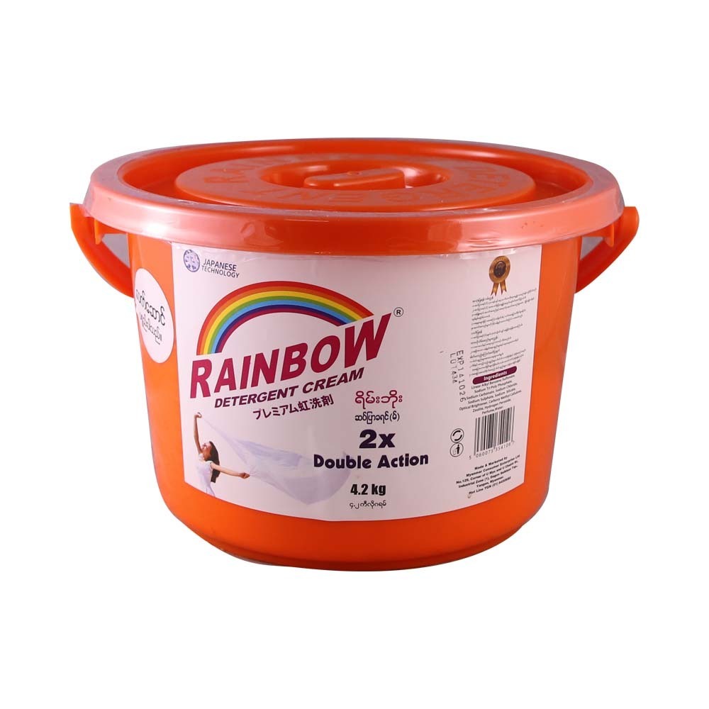 Rainbow Detergent Cream Double Action 4.2KG