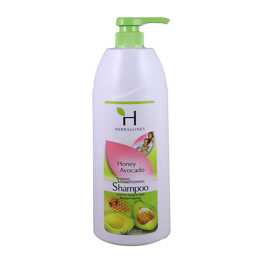 Herballines Shampoo Honey & Avocado 1000ML