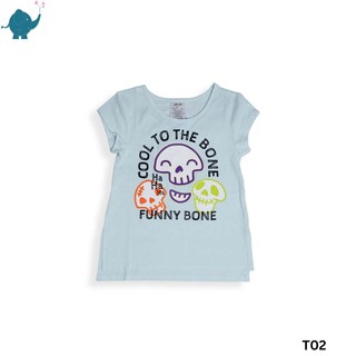 Max & Mia Girl Printed T-Shirt T02 Green 4T