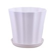 Plastic Flower Pot With Base 14X10.8X13.5CM CL-832