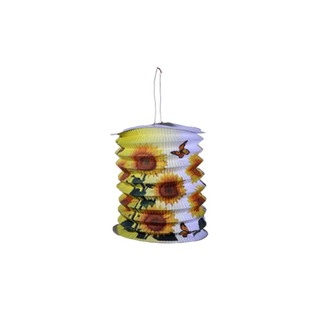 Uncle Gyi Sunflower Cylinder Paper Lantern (Small) 10PCS x 1Pack Pink