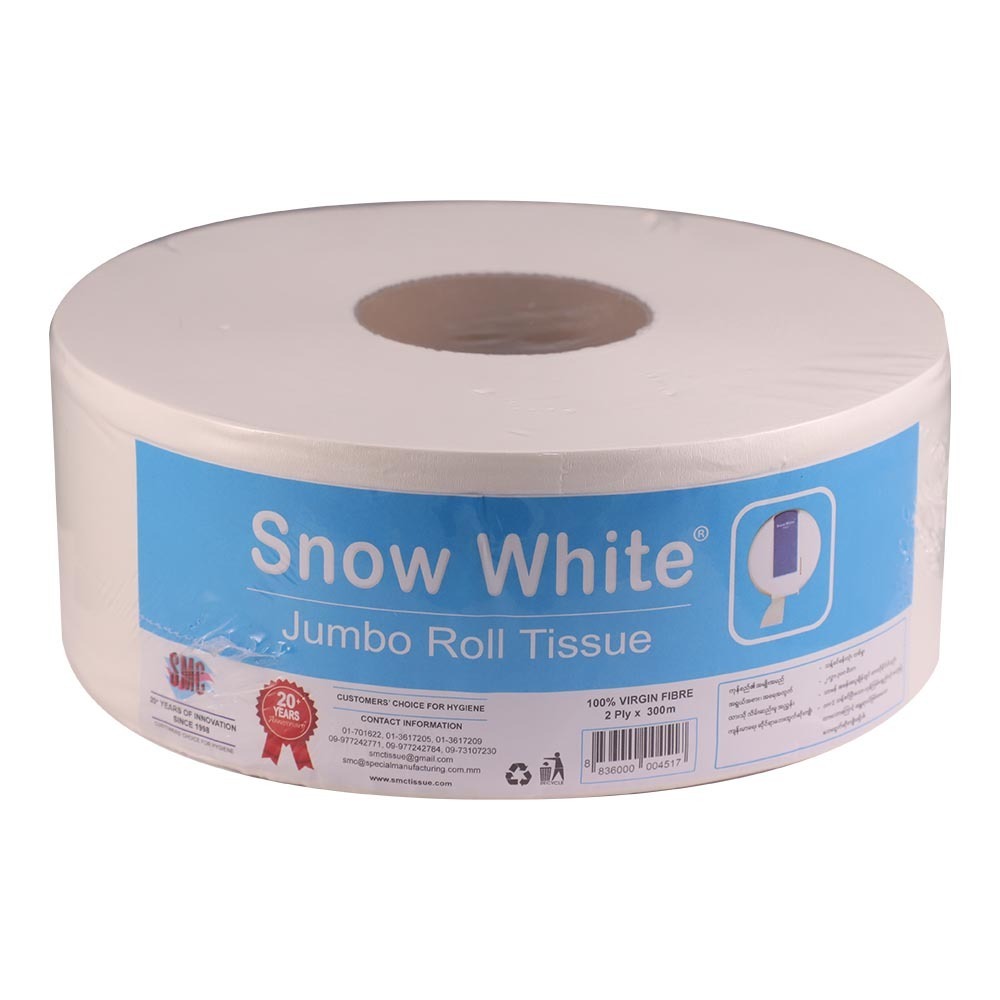 Snow White Dispenser Tissue Roll 1PCS