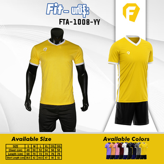 FIT Plain jersey FTA-1008 Black ( AA ) / Small