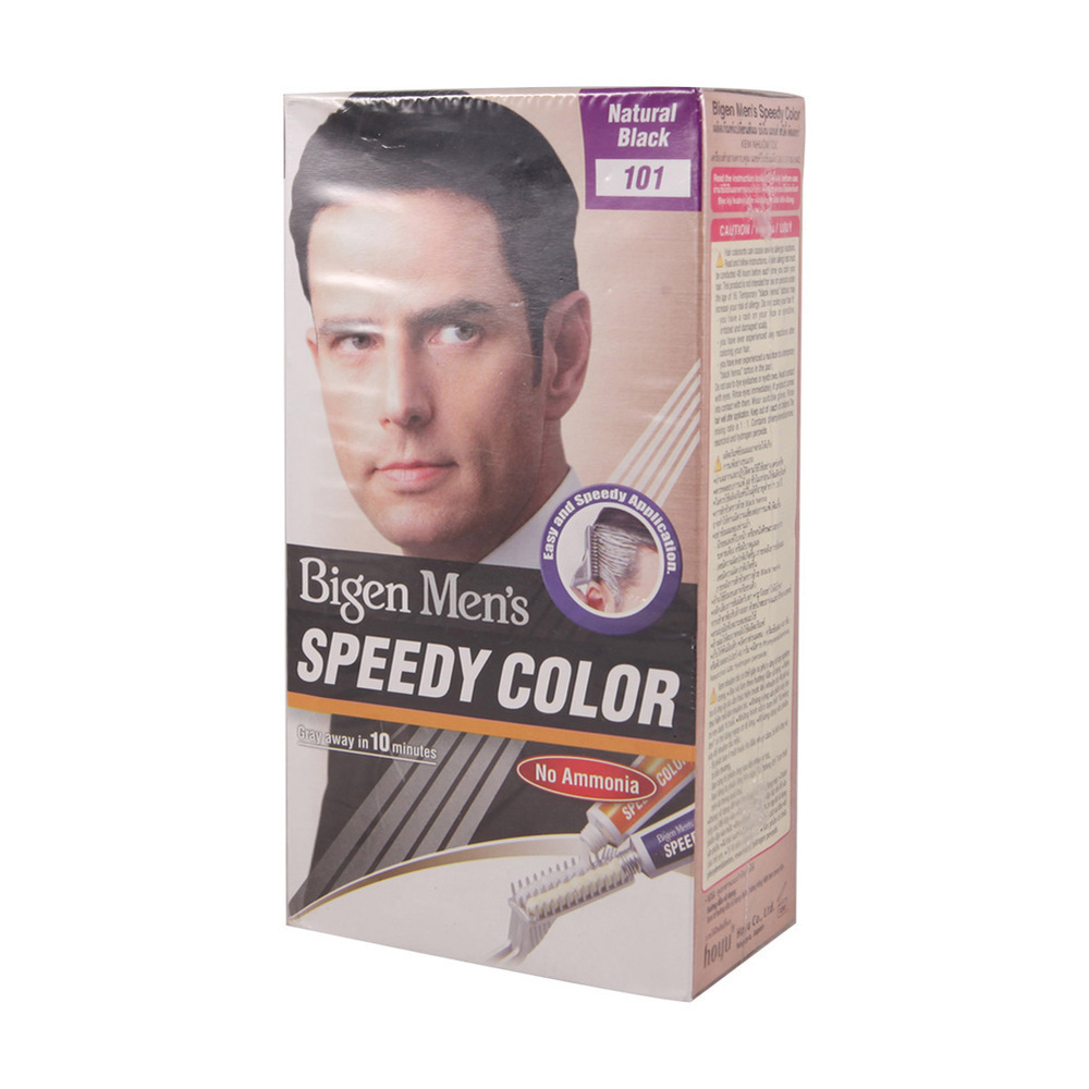 Bigen Men Speedy Hair Color Cream Natural Black 101