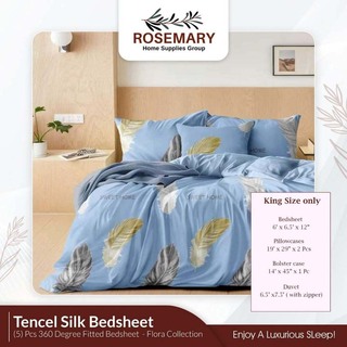 Rosemary Flora Collection Bedsheet Set (5PCS) RM-RM-TBS1001 (TB-10)