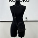 Konoko Phone Bag (Black Pattern)