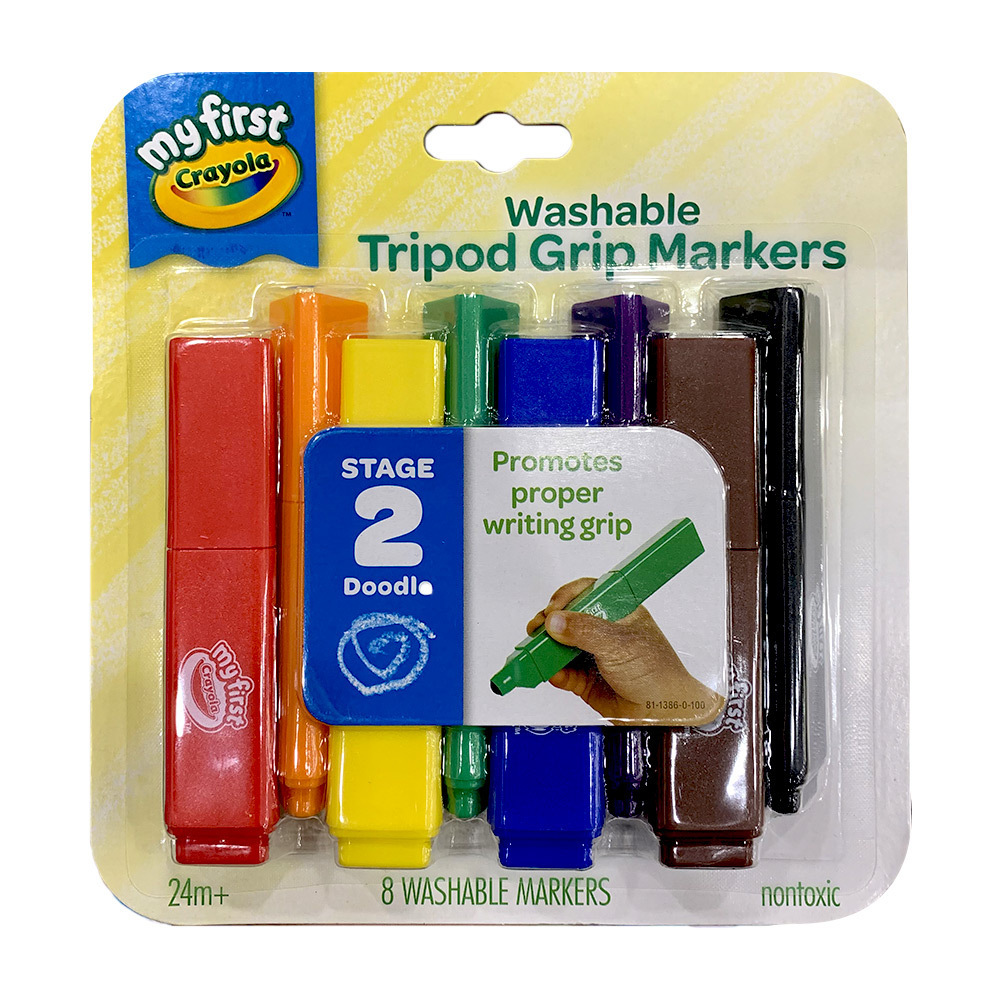 Crayola Washable Tripod Grip Marker Stage2 NO.1386