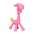 Baby Cele Silicone Baby Teether (Giraffe) Pink 12020