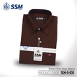 Oxford Shirt Short Sleeve SSM-O-P-S-030 (Dark Brown) Double Extra Large