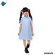 Max & Mia Kids Girl Polo Dress MM9929 Light Blue XL