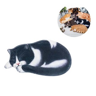 Gue Pet Cat Sleeping 3D Mat Black &  Brown