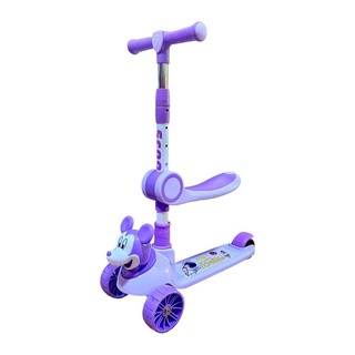 Baby Cele Kids Scooter With Seat (Mickey) Purple 12537
