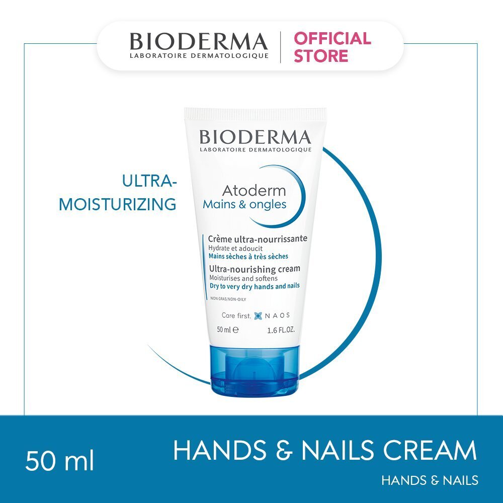 Bioderma Atoderm Ultra-Nourishing Hands and Nails Cream 50ML