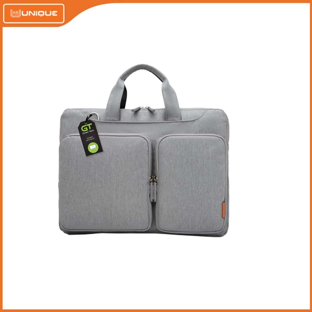 Green Tech GTBG-23070 Polyester Laptop Bag 14" Light Grey