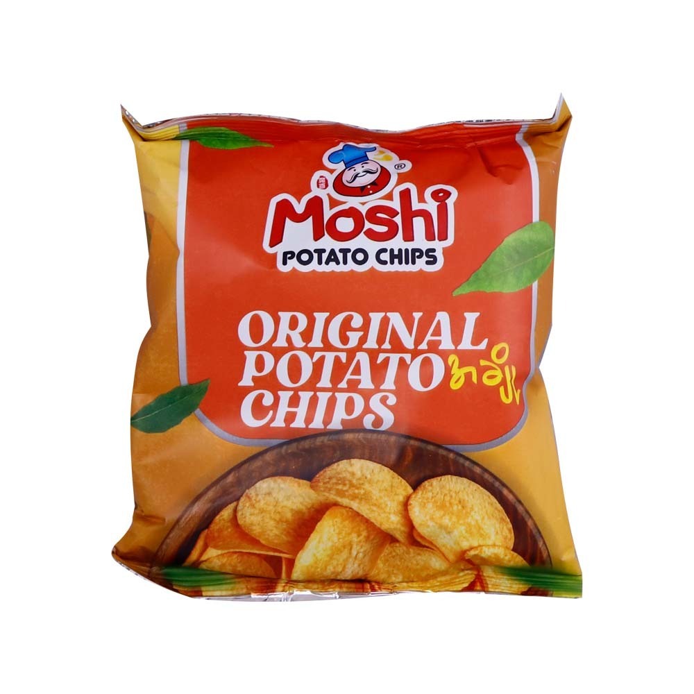Moshi Fried Potato Chips Original Flavour 38G
