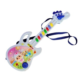 Baby Cele Flash-Light Melody Toy Guitar Guitar (Big) Red 11326