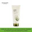 The Face Shop Official Herbday 365 Master Blending Facial Foaming Cleanser Aloe & Greentea 8806182588167