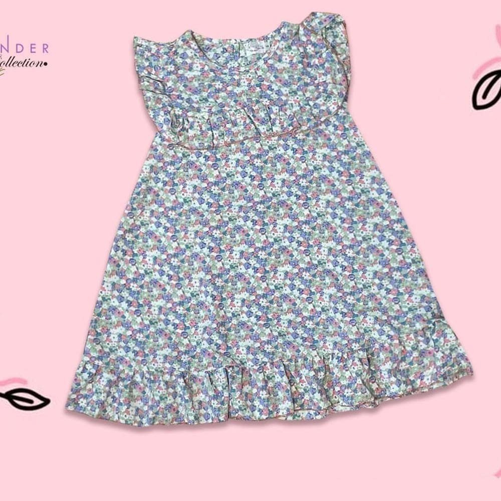 Lavender Girl Chiffon Dress Design 45 C002 Size-Small